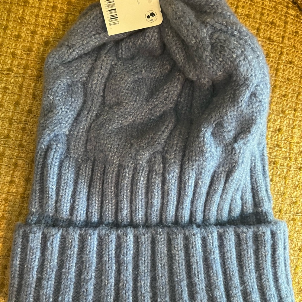 Free People coastline Blue Knit Beanie